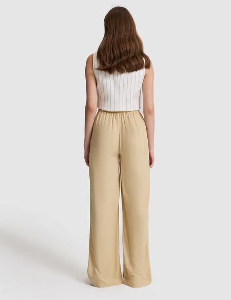 Bej Kanvas Pantolon - 50329149004