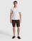 Koyu Kahverengi Slim Fit Dokuma Şort