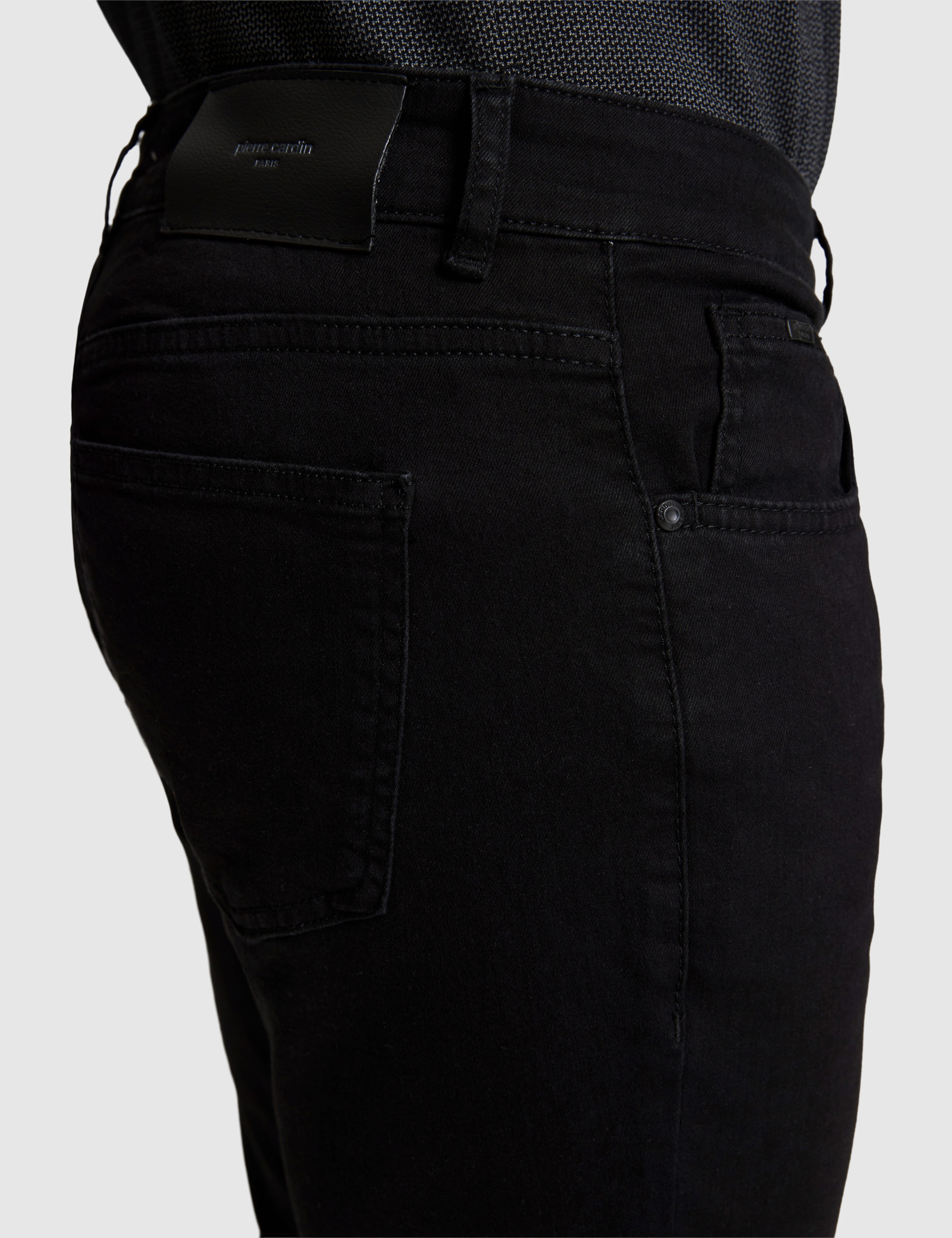 Siyah Slim Fit Jean Pantolon - Image 6