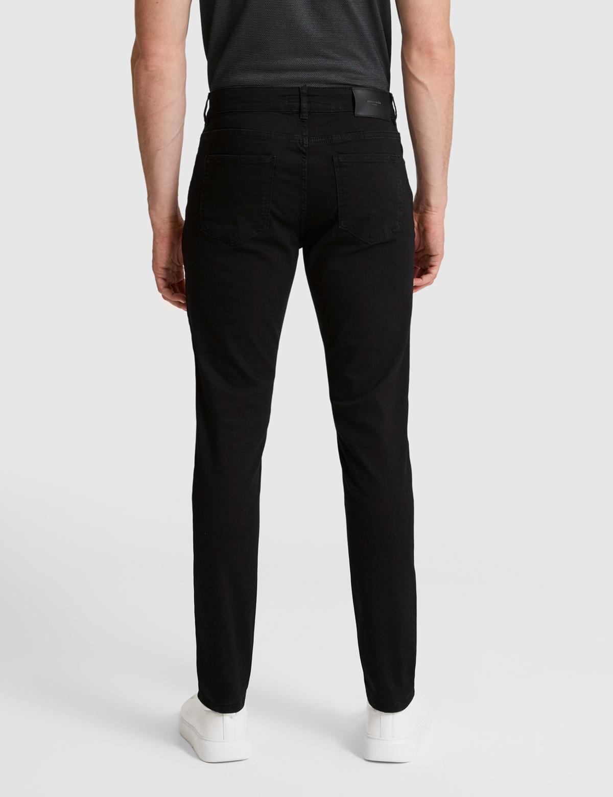 Siyah Slim Fit Jean Pantolon - 50321006032