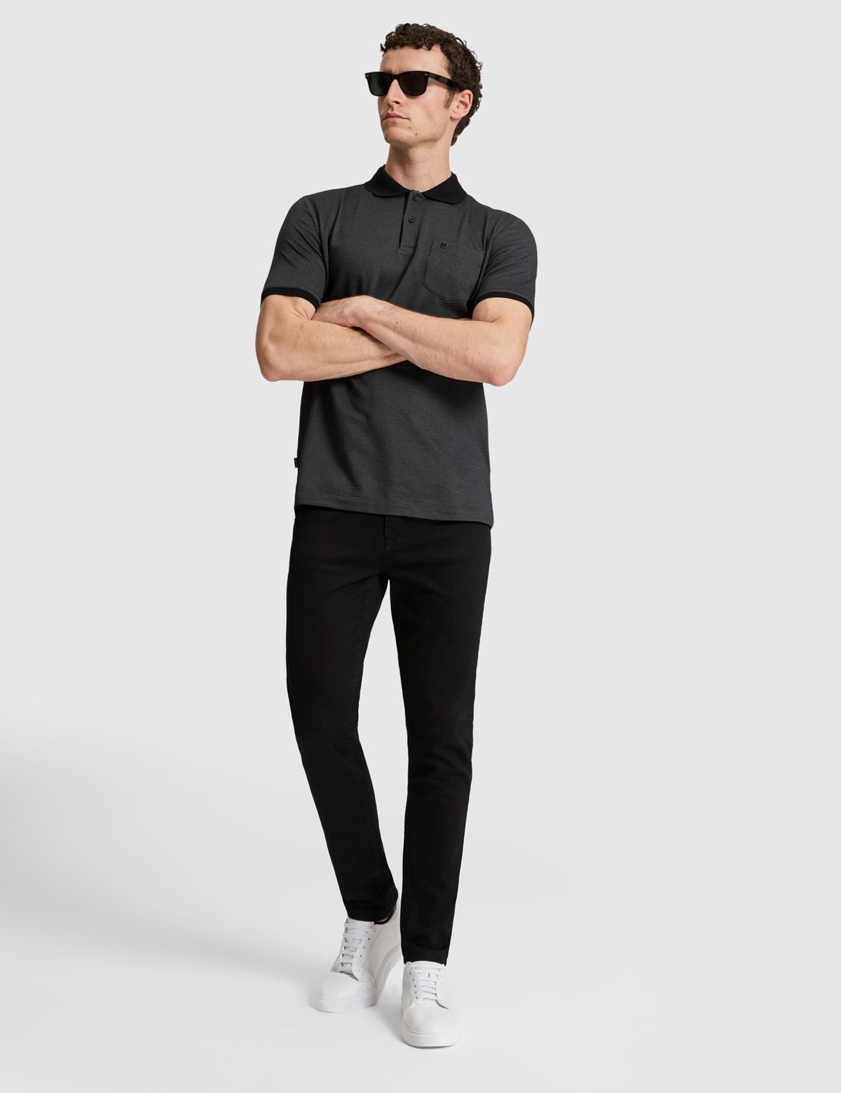 Siyah Slim Fit Jean Pantolon - 50321006032