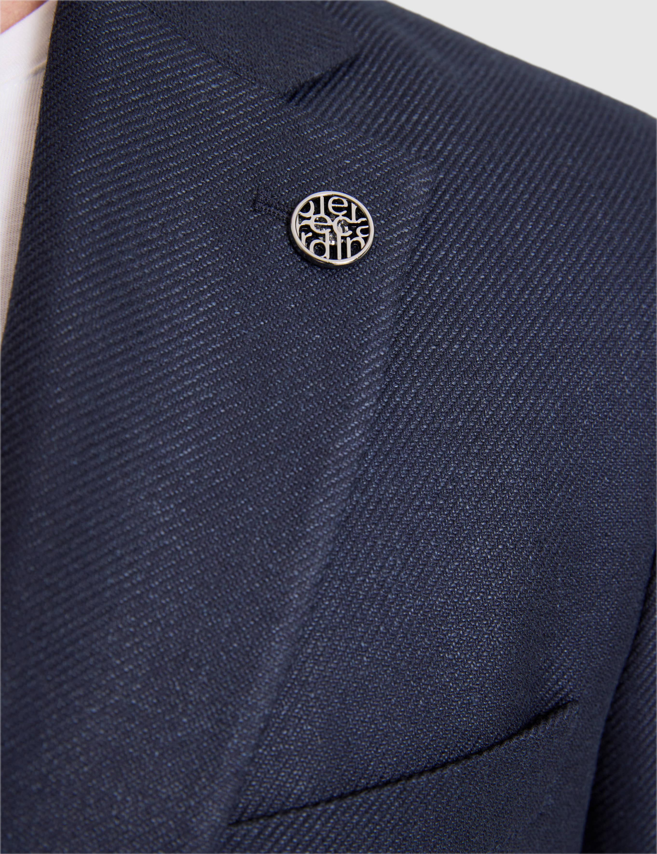 Lacivert Slim Fit Ceket
