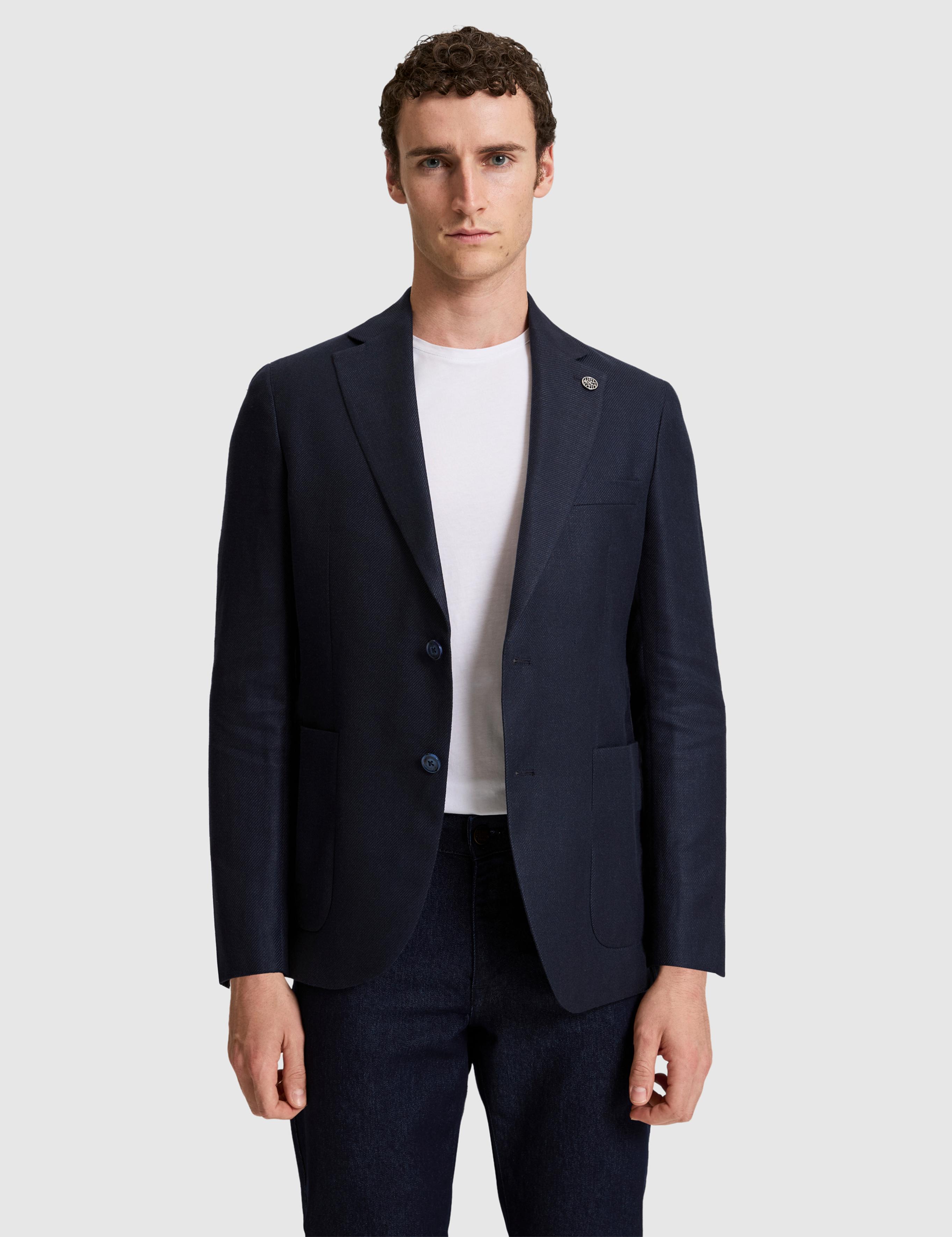 Lacivert Slim Fit Ceket