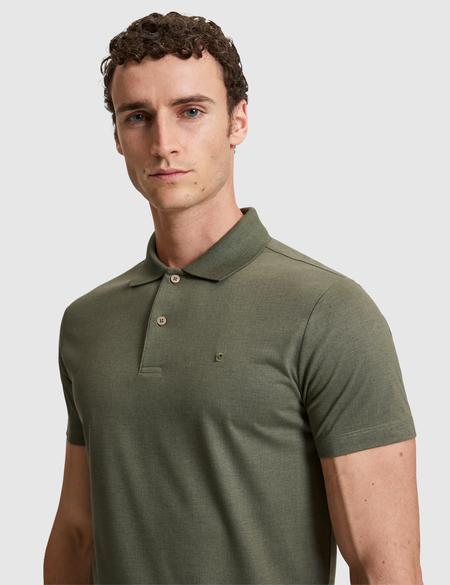 Haki Slim Fit Polo Yaka Tişört - 50323954016