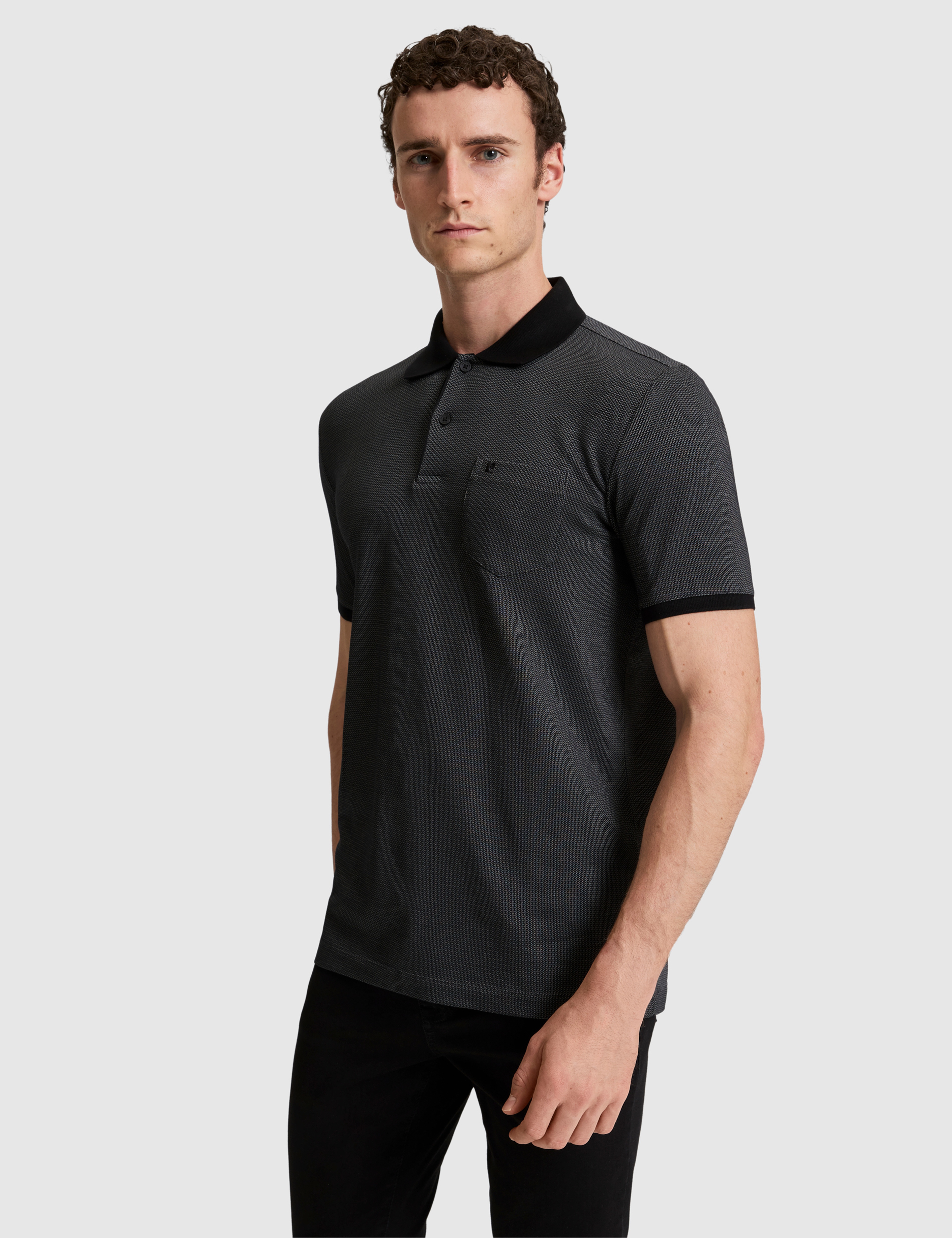 Ekru Regular Fit Düğmeli Polo Yaka Tişört