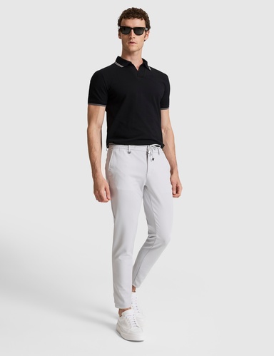 Taş Beli Kordonlu Klasik Jogger Pantolon