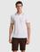 Beyaz Slim Fit %100 Pamuk Apaş Yaka Tişört