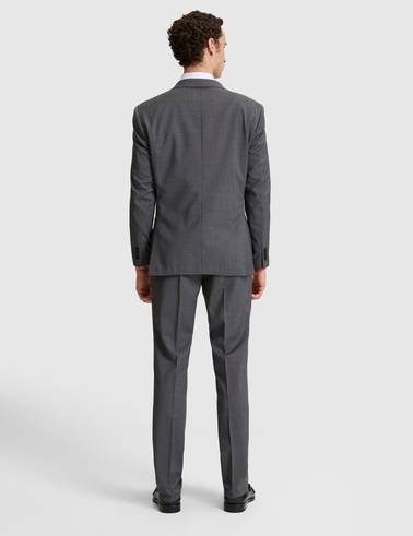 Füme Slim Fit %100 Yün Mono Yaka Takım Elbise