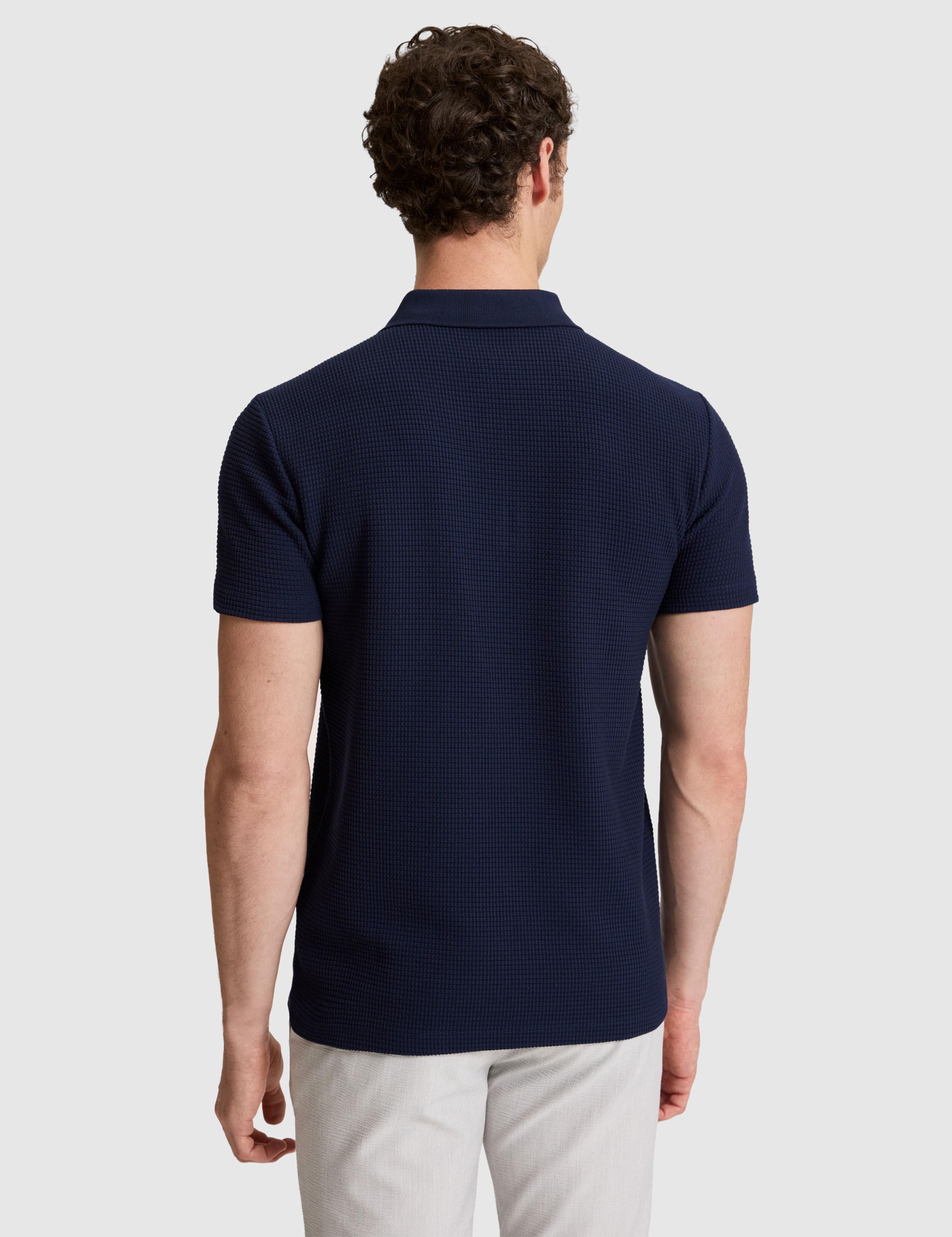 Lacivert Slim Fit Polo Yaka Tişört