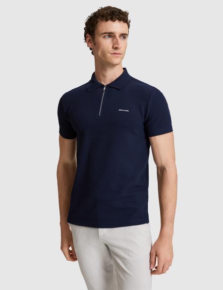 Lacivert Slim Fit Polo Yaka Tişört - 50327860029