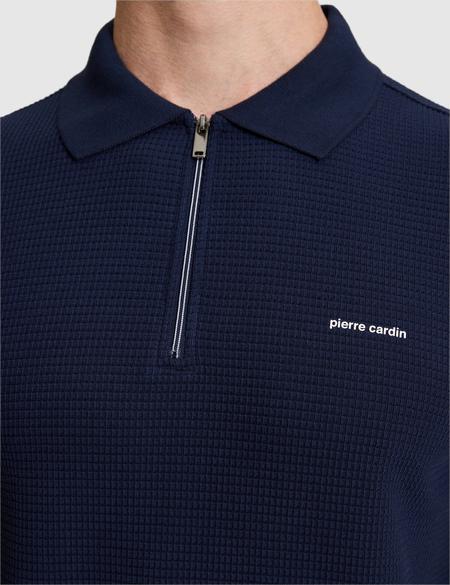 Lacivert Slim Fit Polo Yaka Tişört - 50327860029