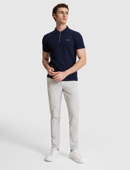 Lacivert Slim Fit Polo Yaka Tişört - 50327860029