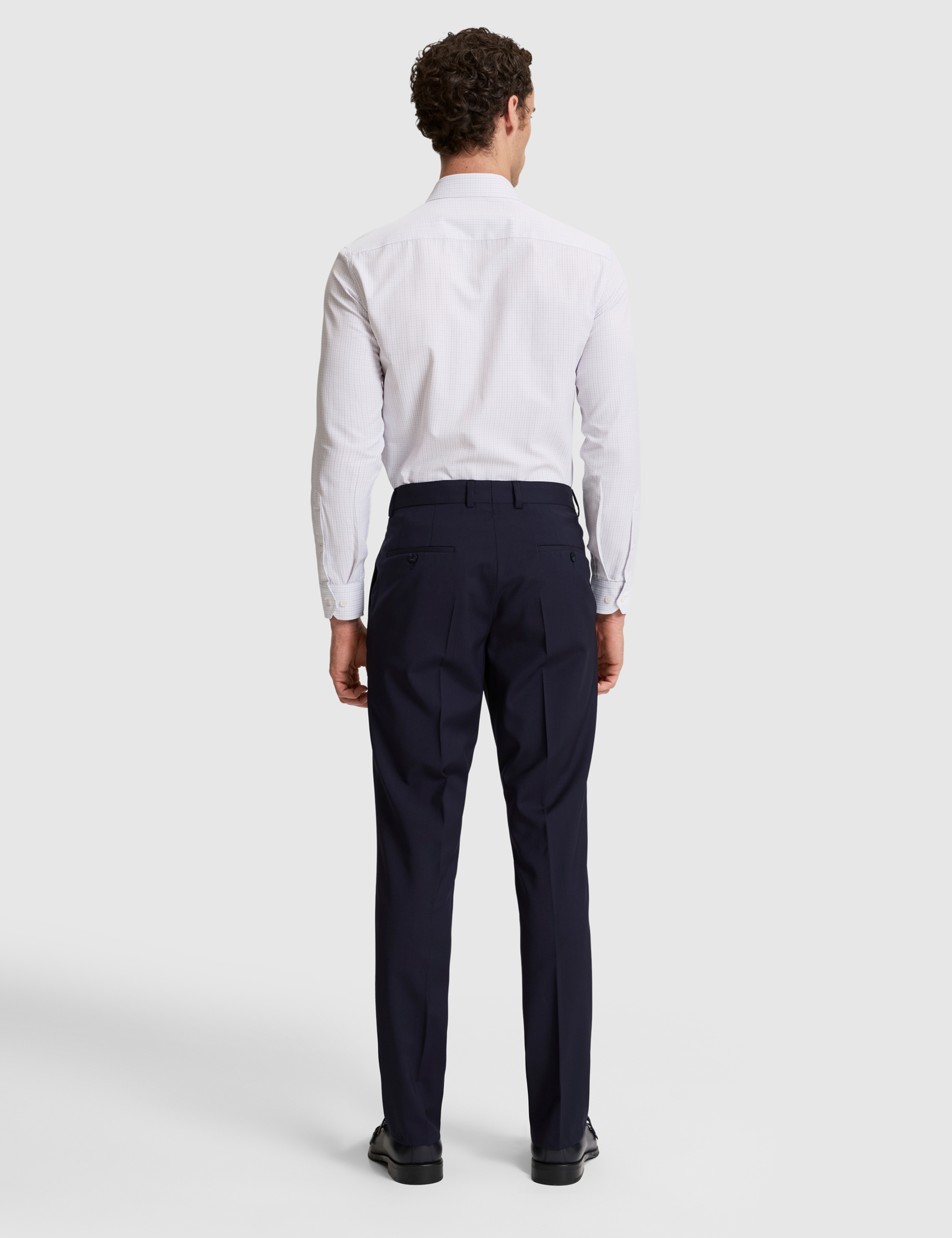 Lacivert Slim Fit Kumaş Pantolon - Image 5
