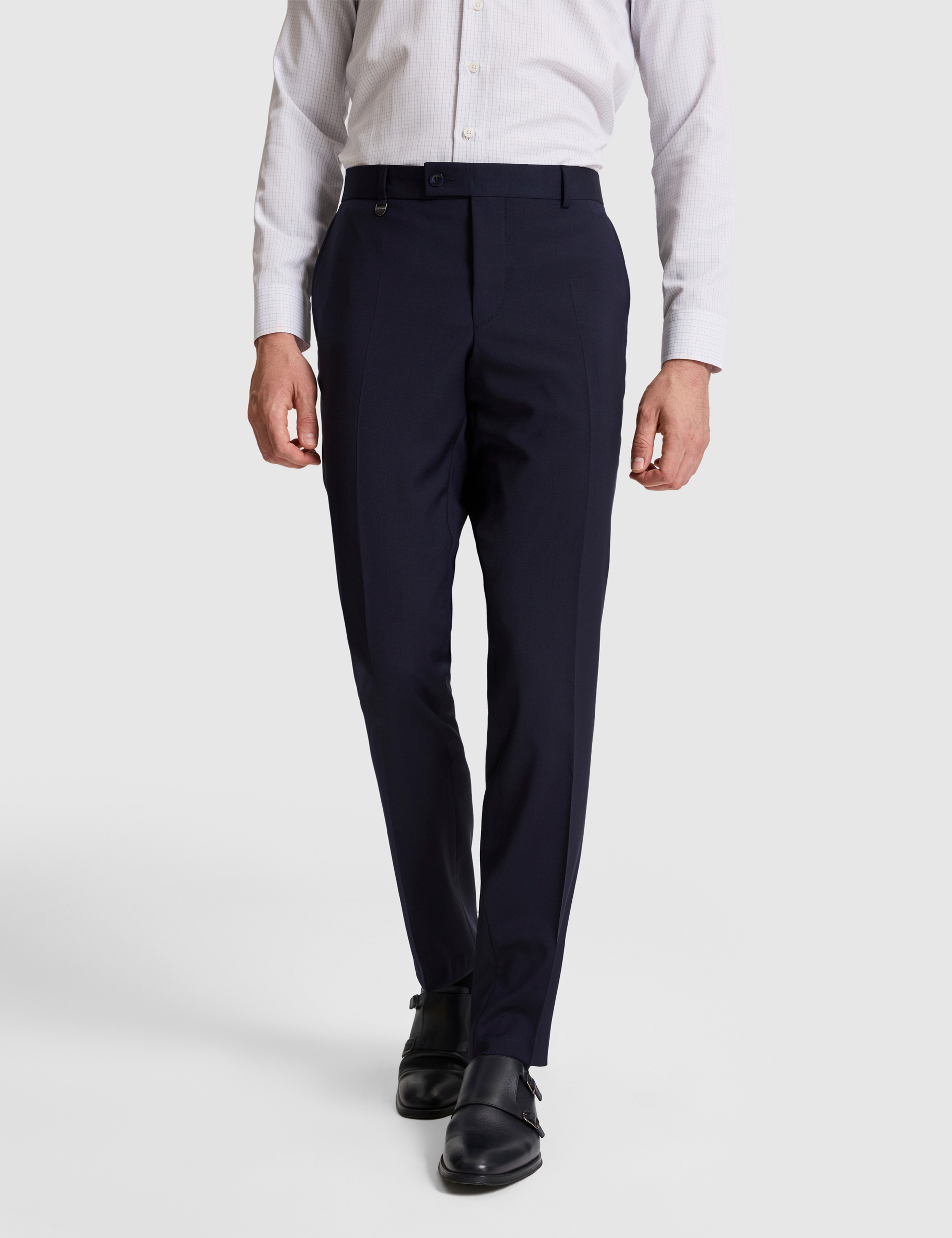 Lacivert Slim Fit Kumaş Pantolon