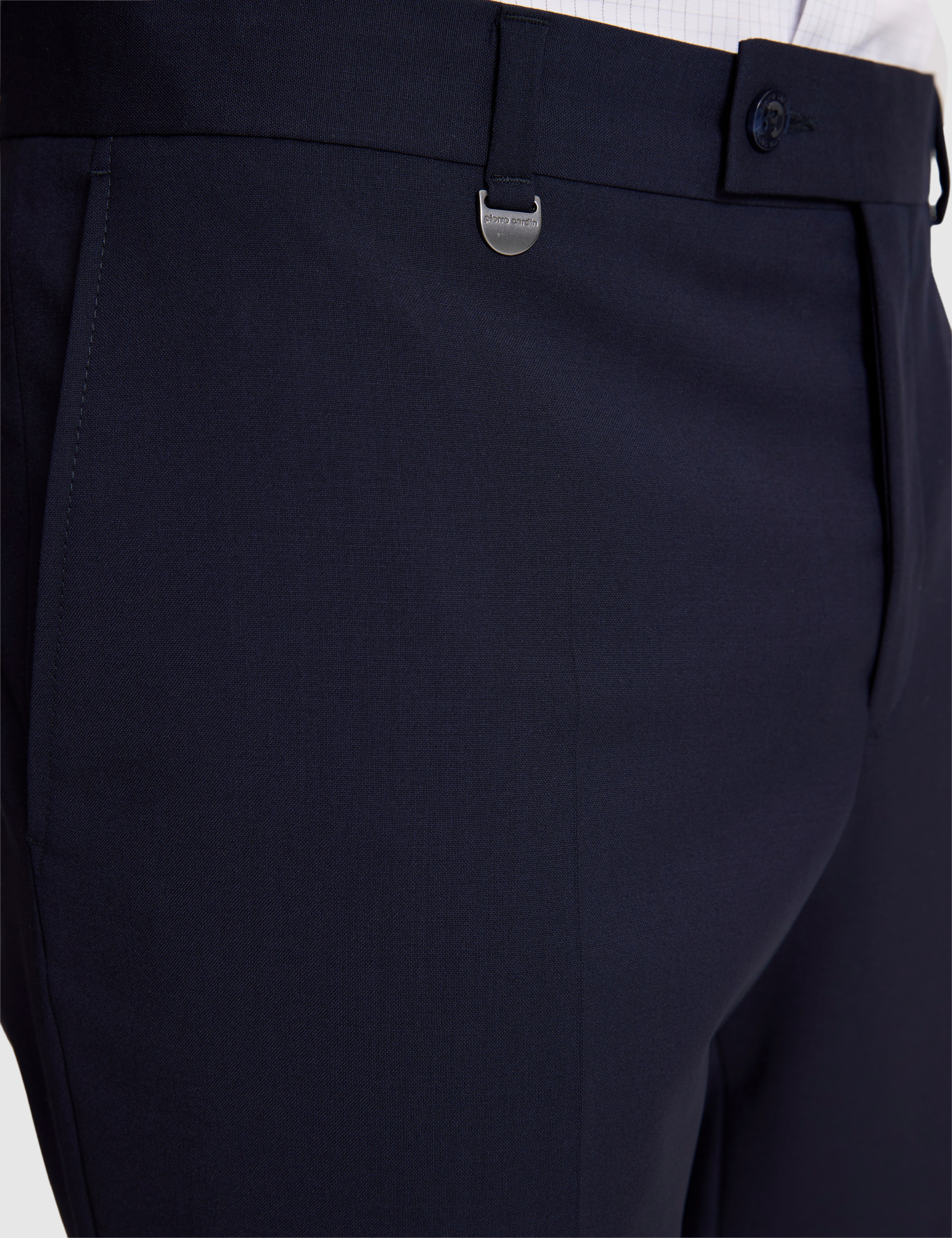 Lacivert Slim Fit Kumaş Pantolon - Image 6