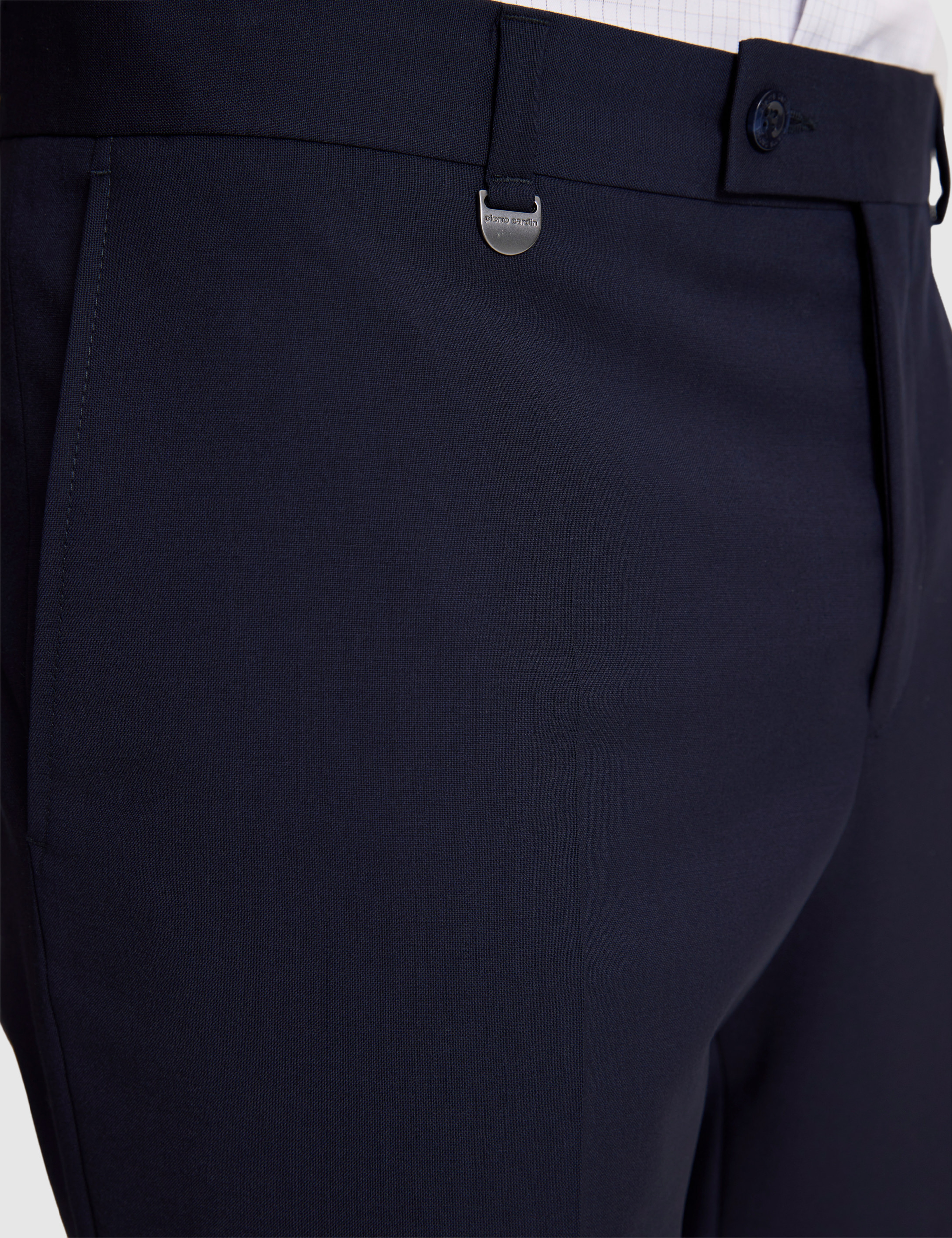 Lacivert Slim Fit Kumaş Pantolon