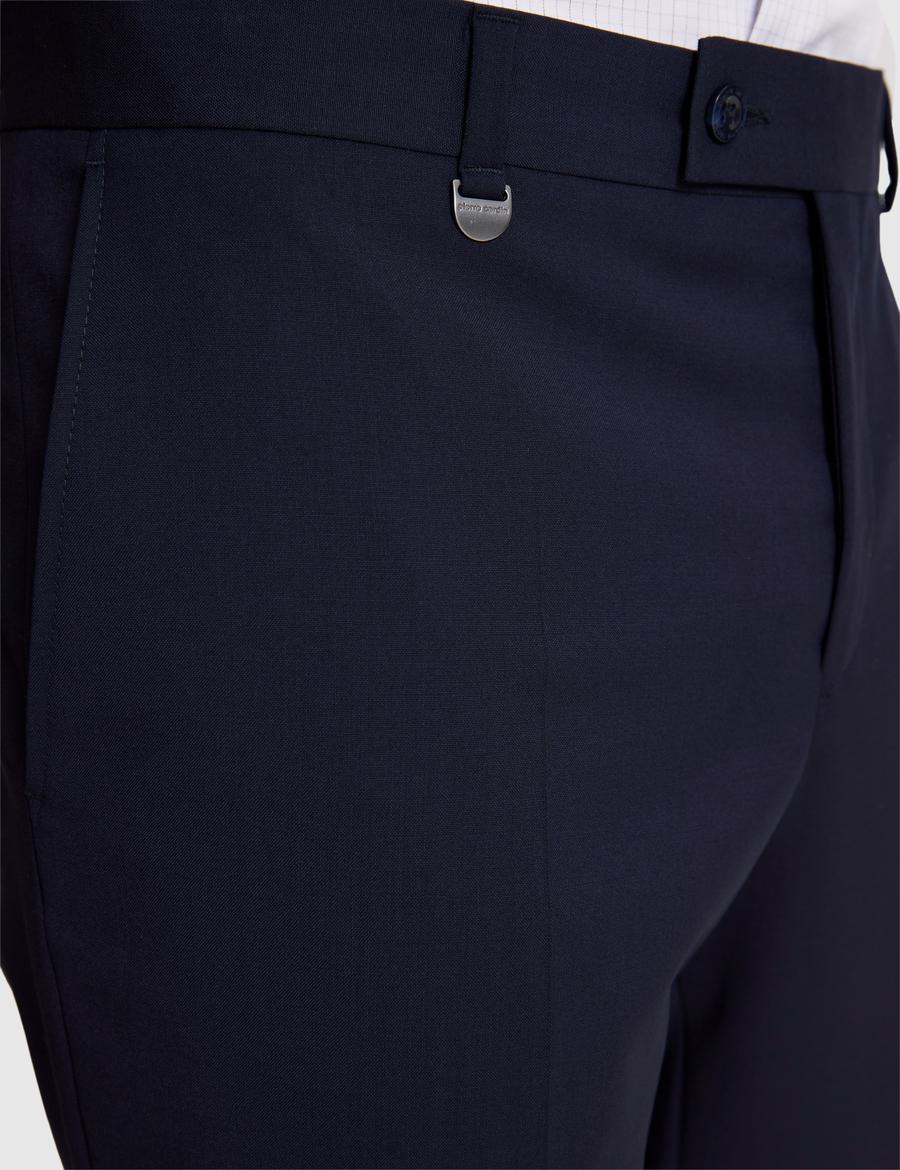 Lacivert Slim Fit Kumaş Pantolon