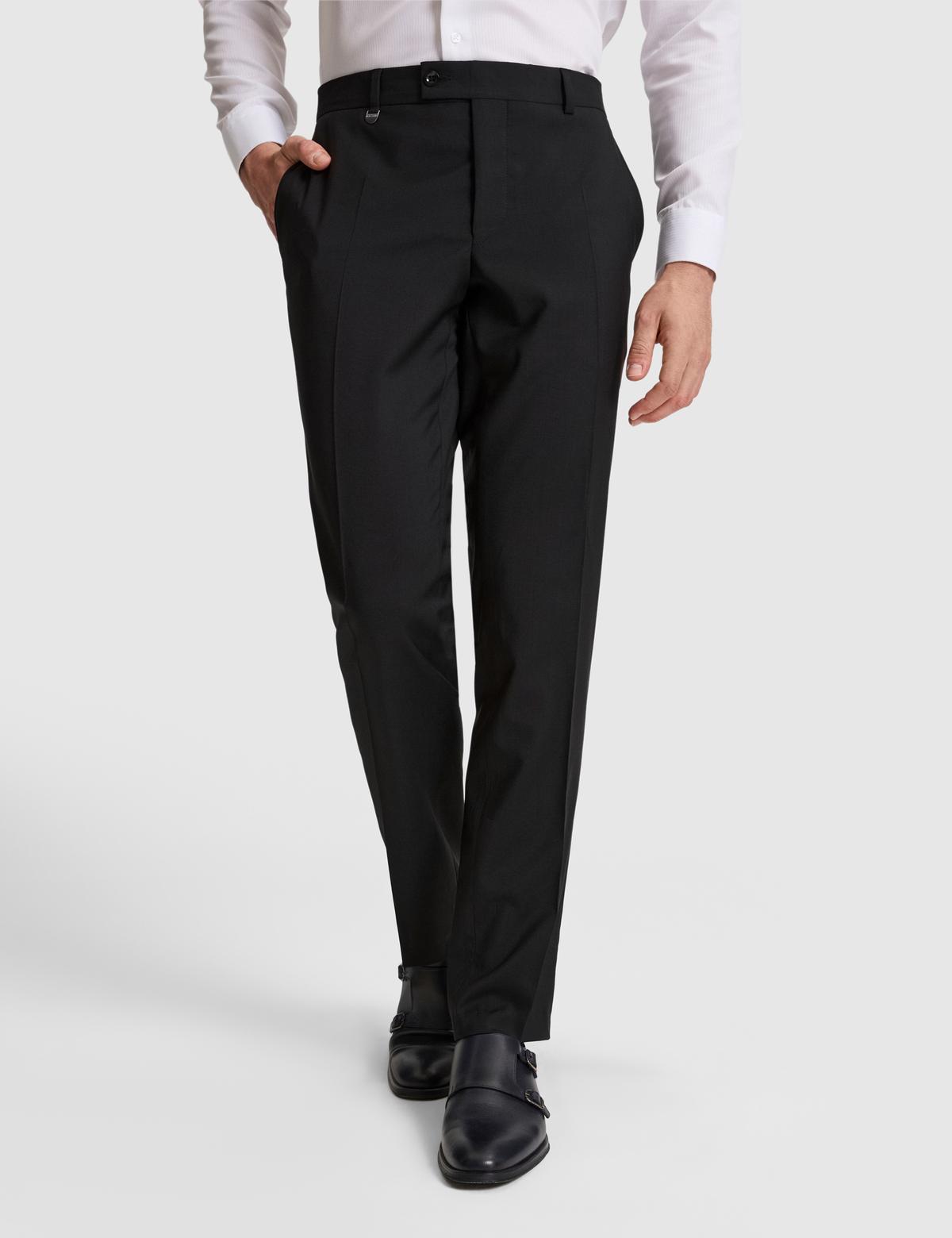 Siyah Slim Fit Kumaş Pantolon - 50324282053