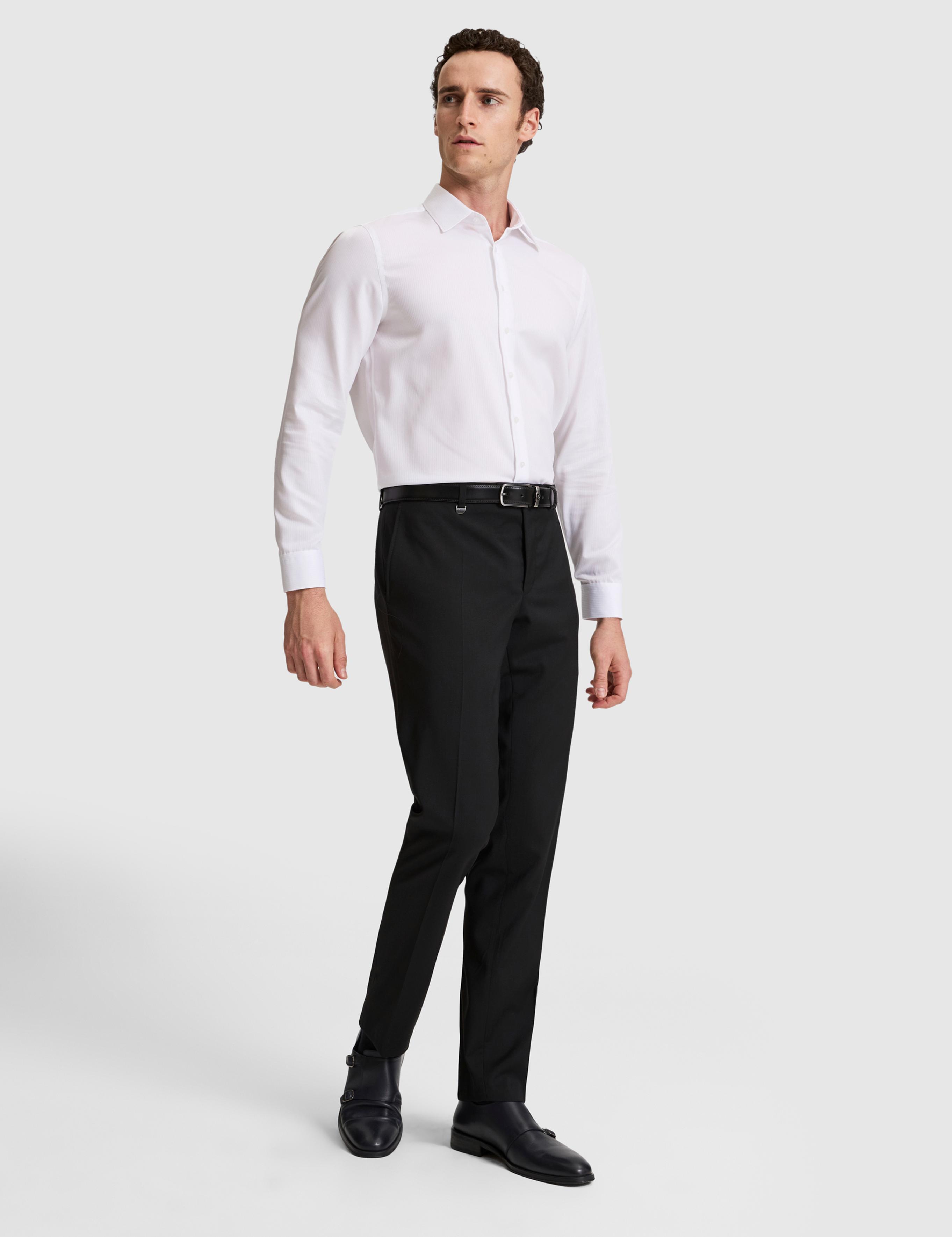 Siyah Slim Fit Kumaş Pantolon