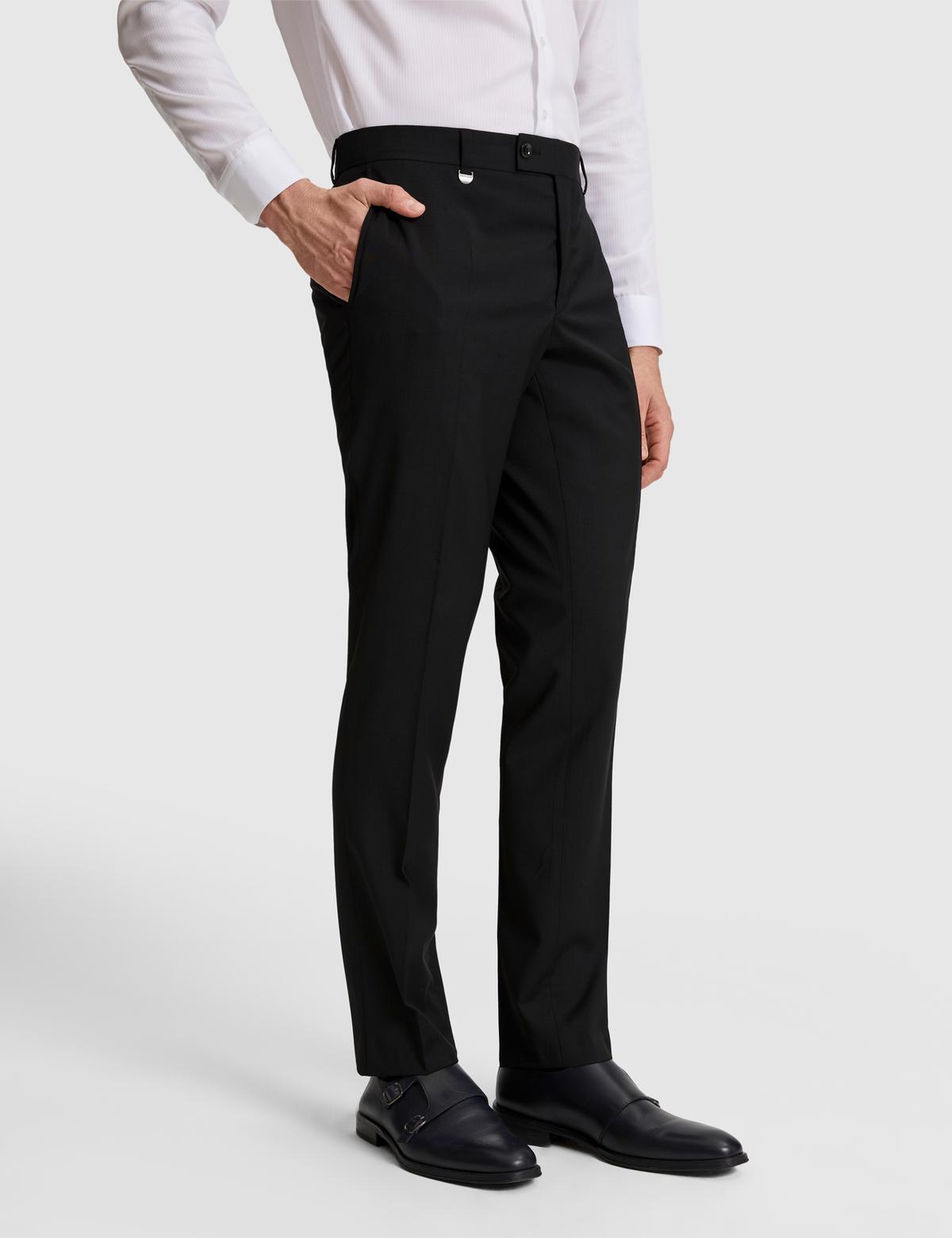 Siyah Slim Fit Kumaş Pantolon - 50324282053