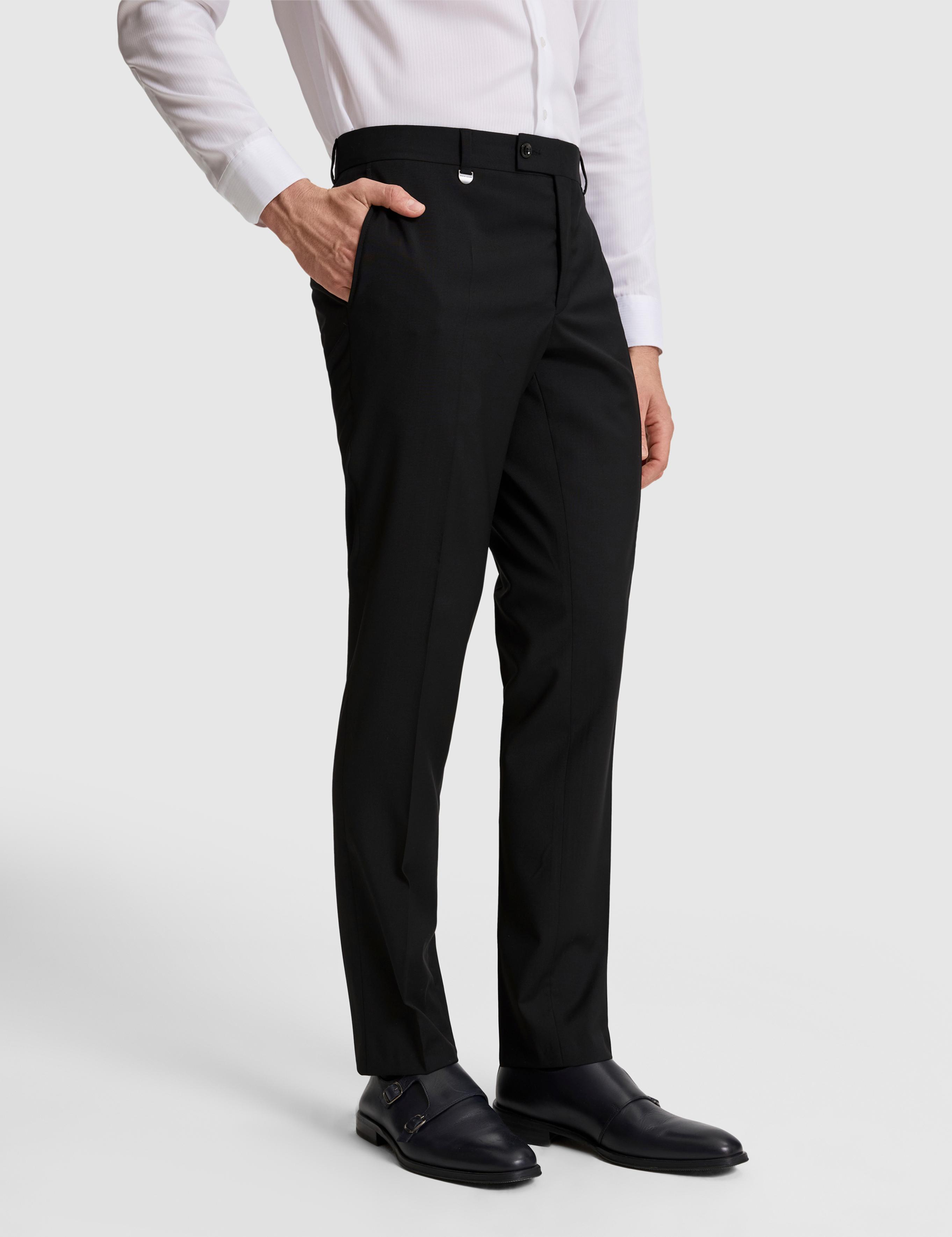 Siyah Slim Fit Kumaş Pantolon