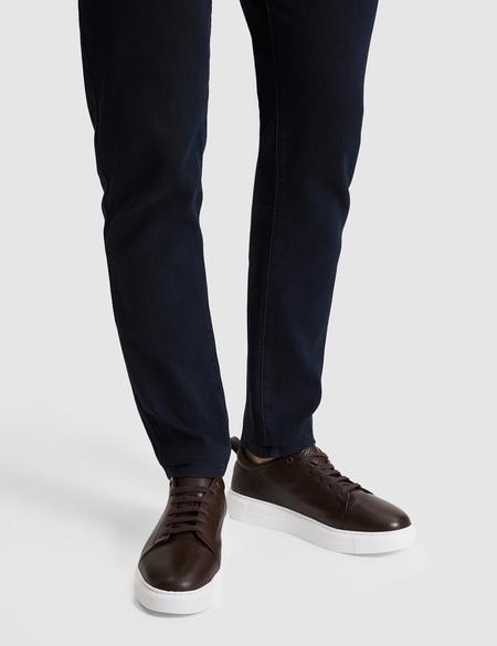 Kahverengi %100 Deri Casual Ayakkabı - 50323943008