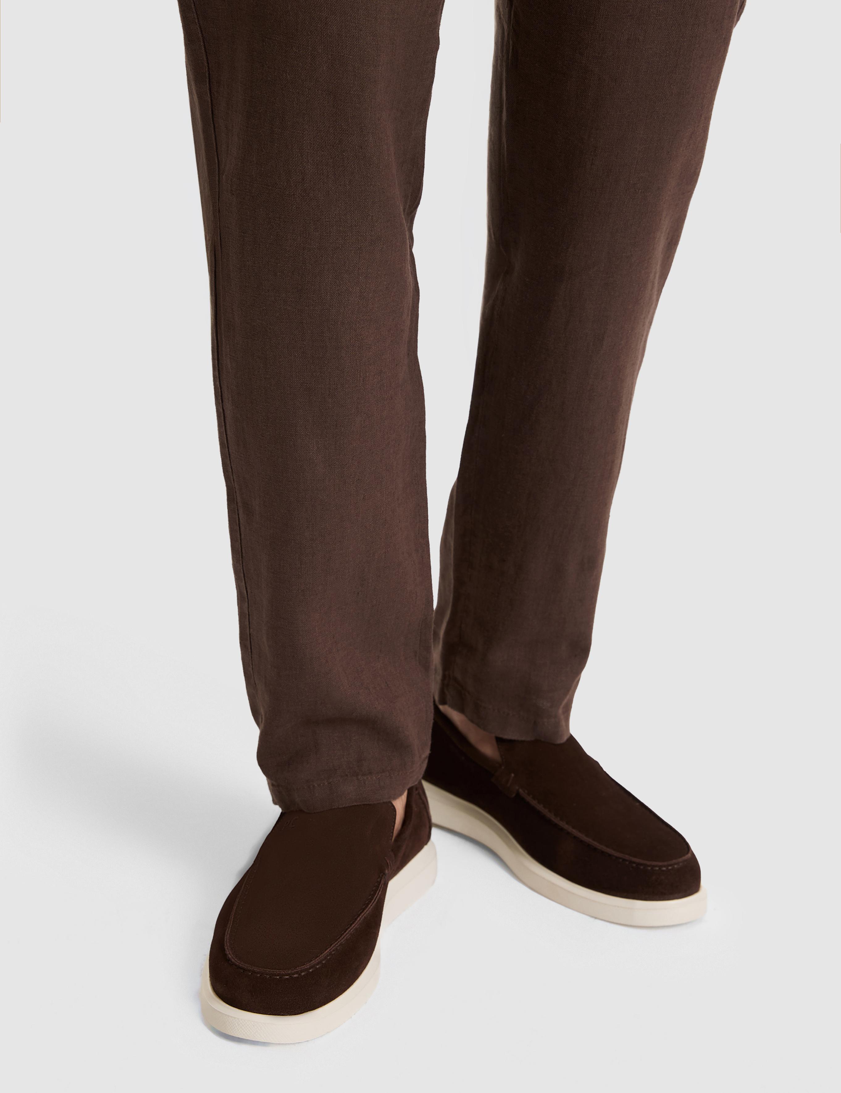 Kahverengi Süet Loafer Ayakkabı
