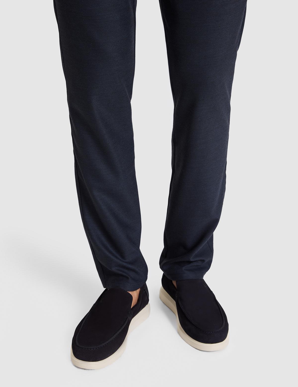 Lacivert Süet Loafer Ayakkabı