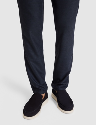 Lacivert Süet Loafer Ayakkabı