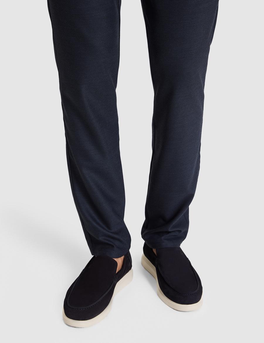 Lacivert Süet Loafer Ayakkabı