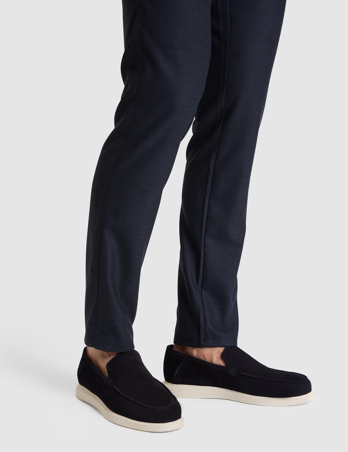 Lacivert Süet Loafer Ayakkabı - 50323962010