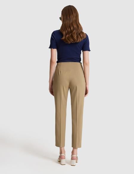 Bej Carrot Fit Kumaş Pantolon - 50318977014