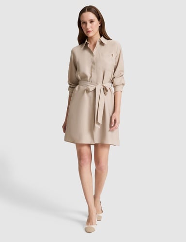 Vizon Comfort Fit Dokuma Elbise