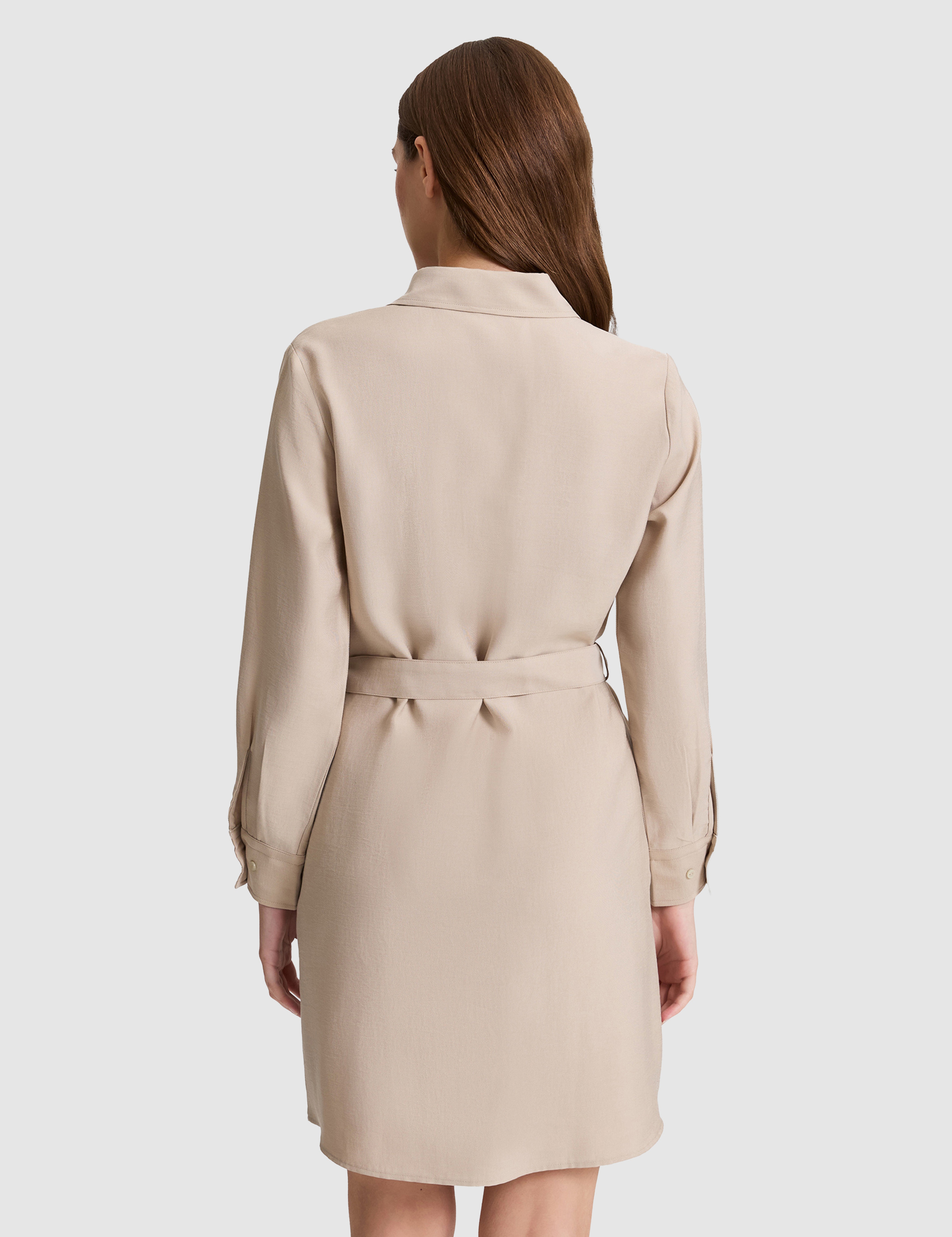 Vizon Comfort Fit Dokuma Elbise - Image 5