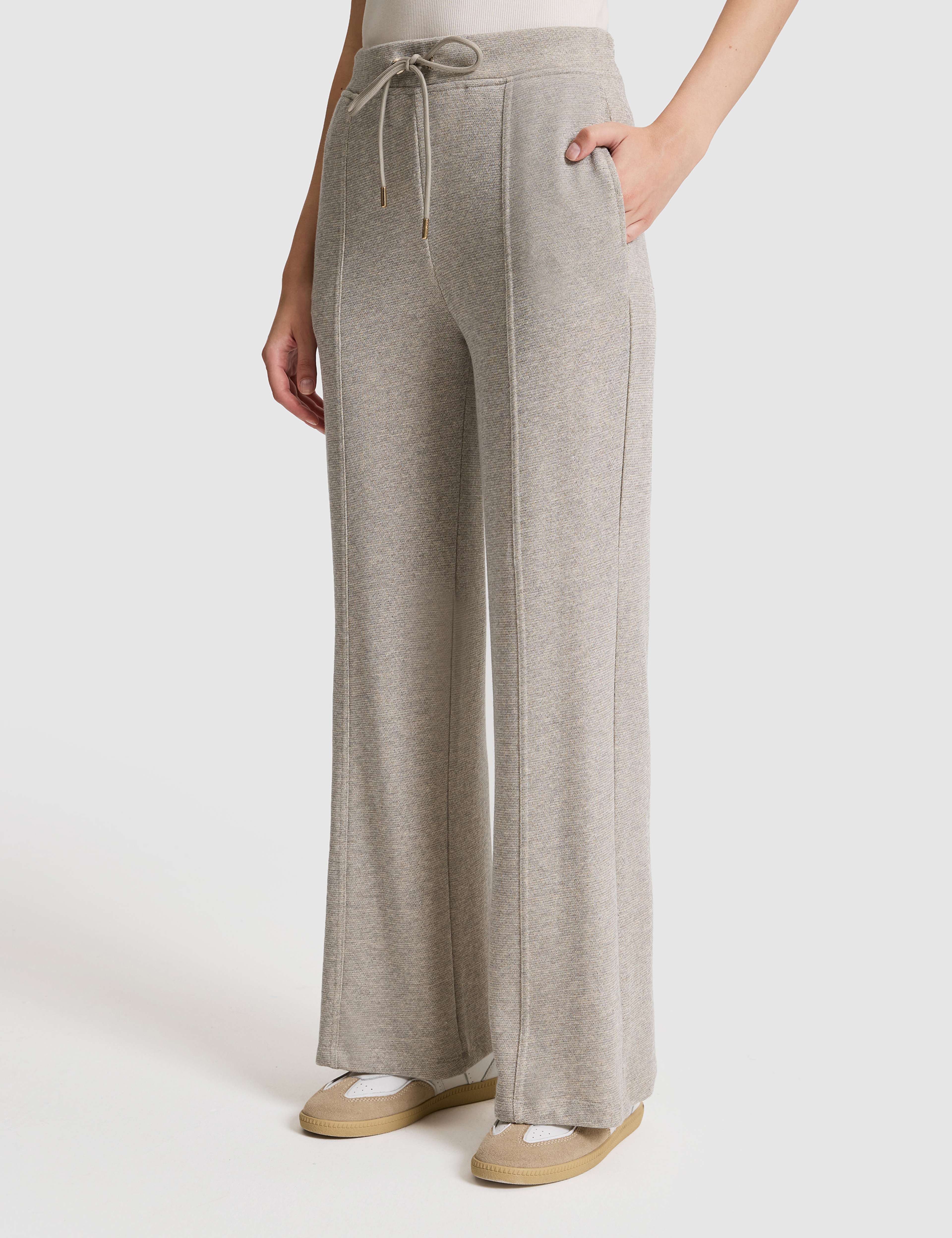 Bej Flare Fit Eşofman Altı - Image 4