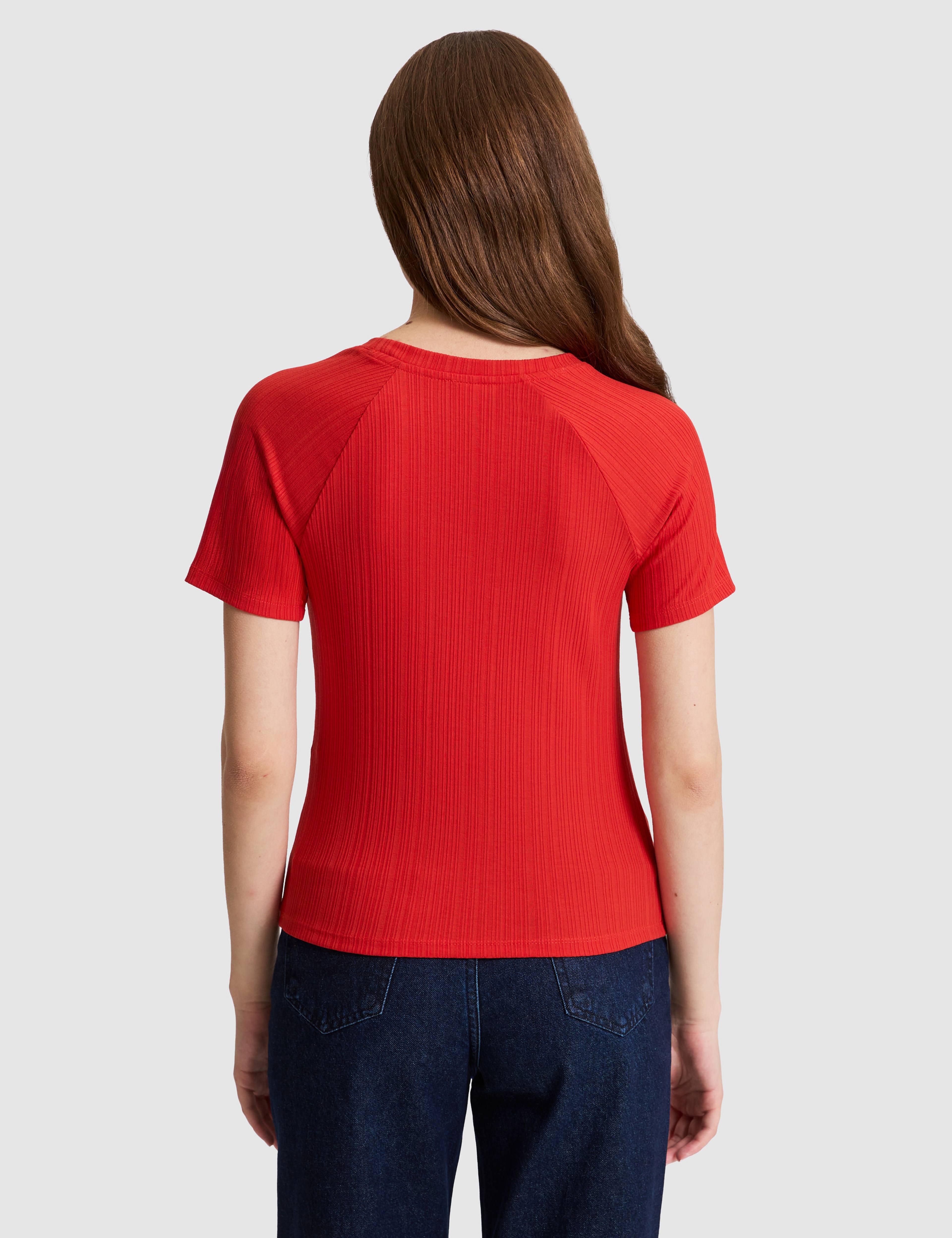 Kırmızı Extra Slim Fit Tişört