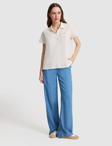Açık Mavi Loose Fit Jean Pantolon