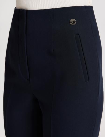 Lacivert Carrot Fit Kumaş Pantolon - 50319939039