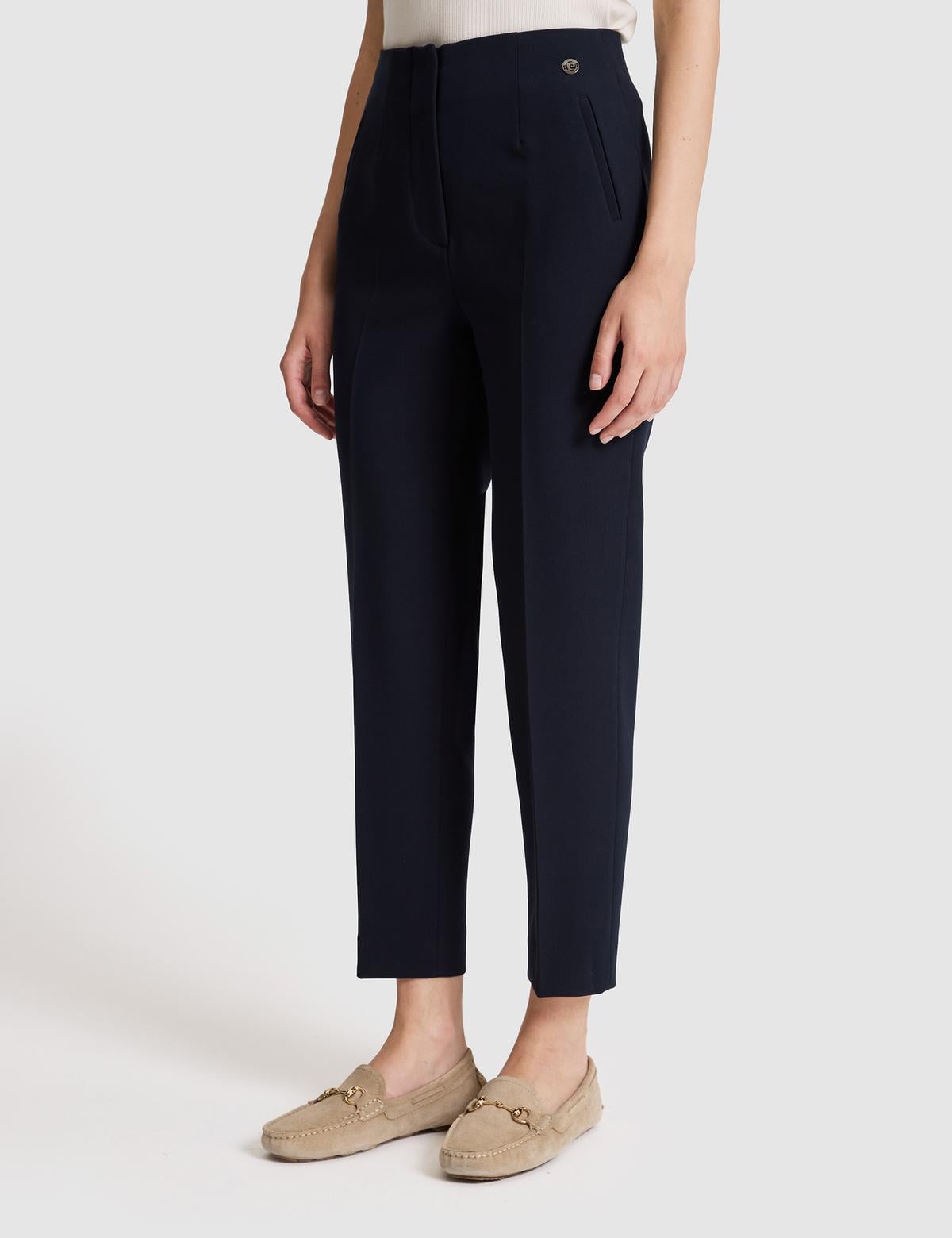 Lacivert Carrot Fit Kumaş Pantolon - 50319939039