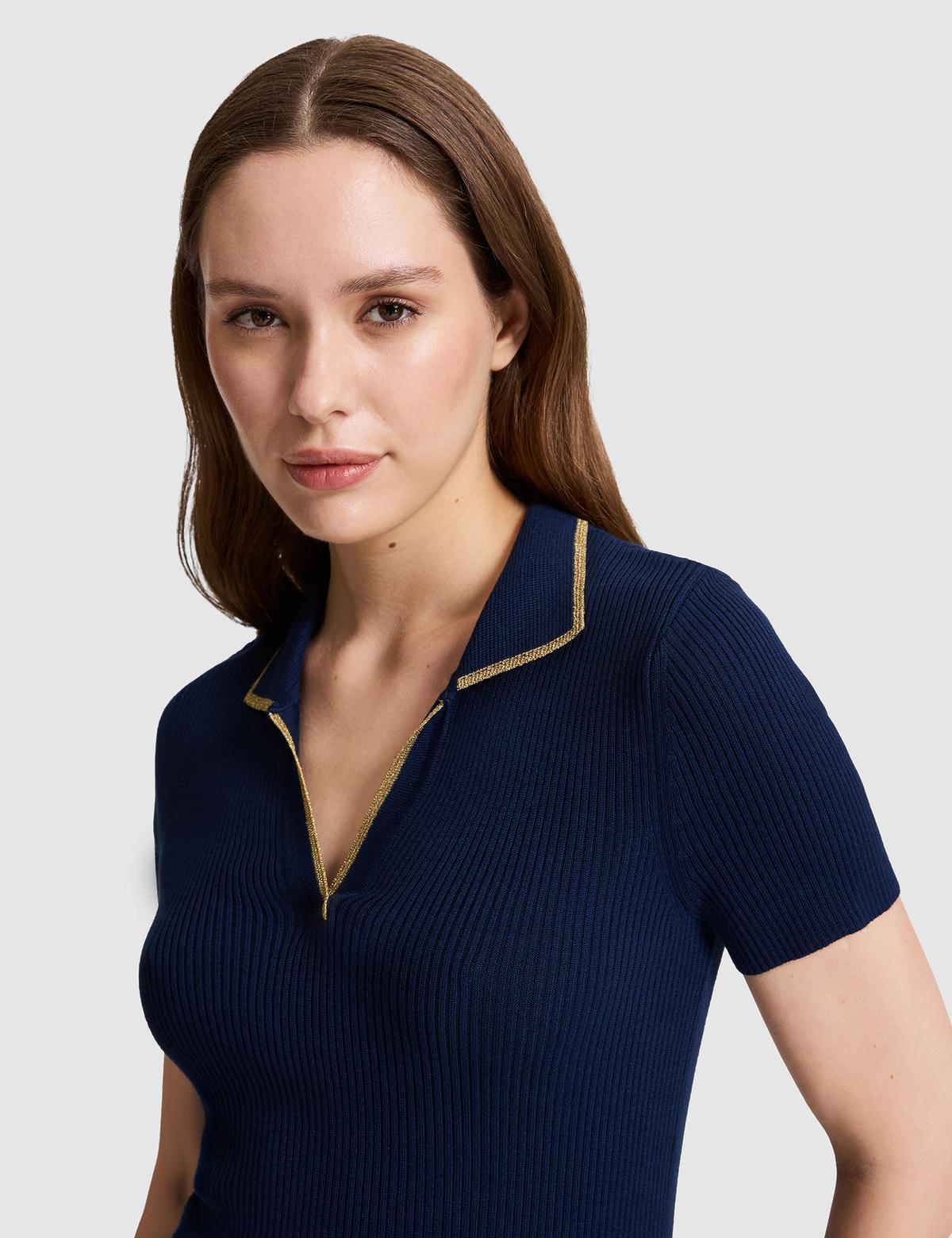 Lacivert Comfort Fit Kazak - 50326899009