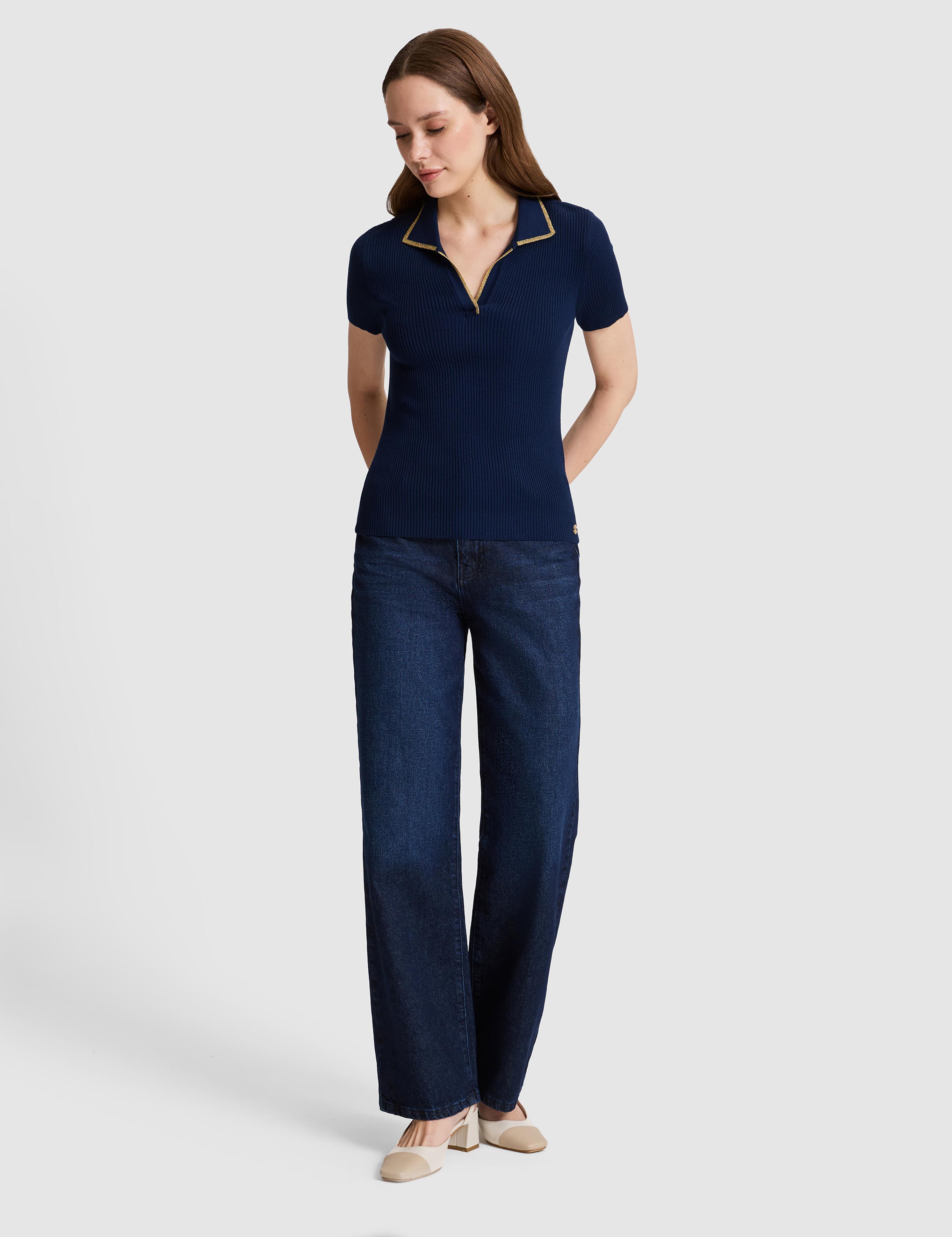 Lacivert Comfort Fit Kazak