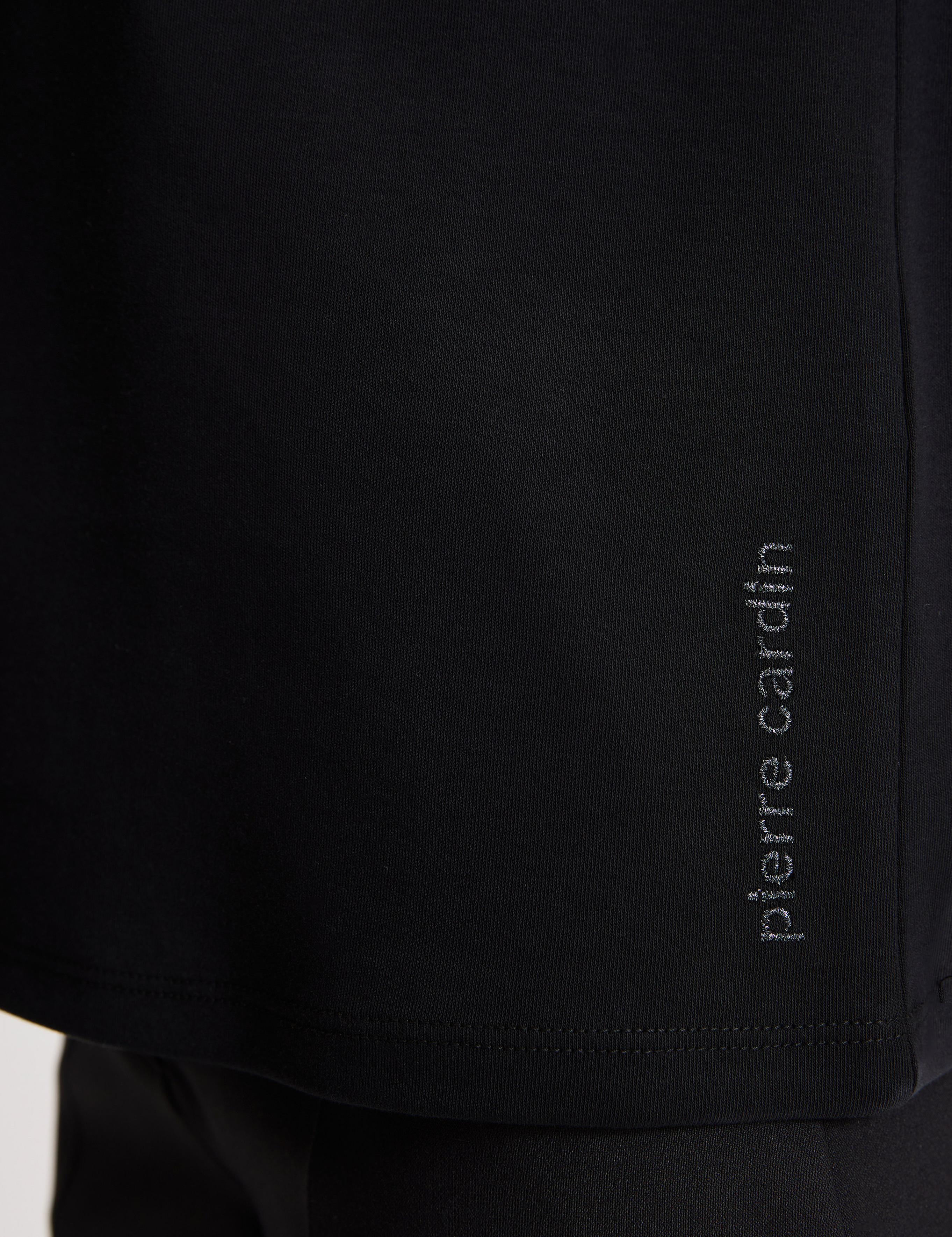 Siyah Regular Fit Bisiklet Yaka Basic Tişört