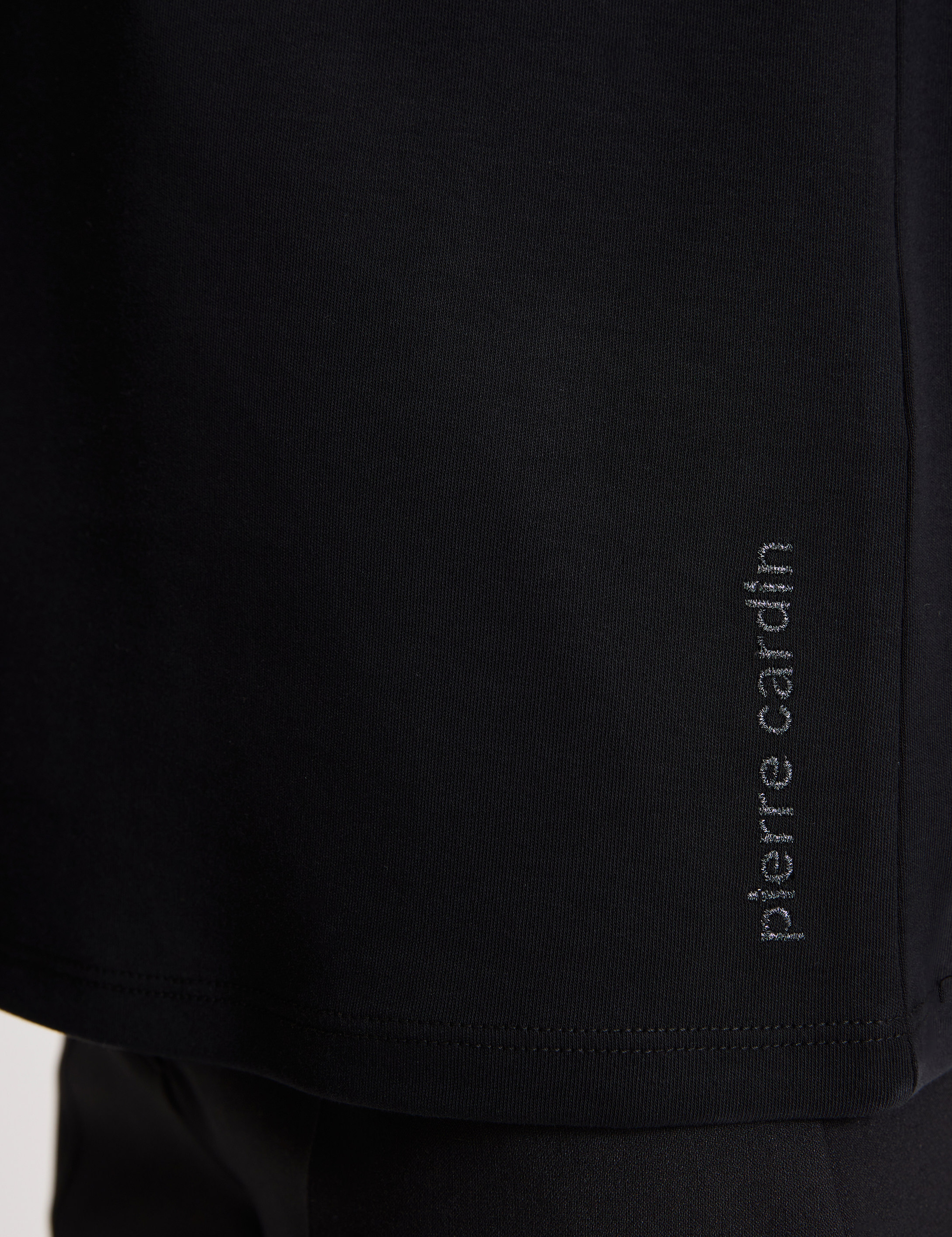 Siyah Regular Fit Bisiklet Yaka Basic Tişört - Image 6