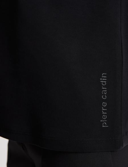 Siyah Regular Fit Bisiklet Yaka Basic Tişört - 50323570008