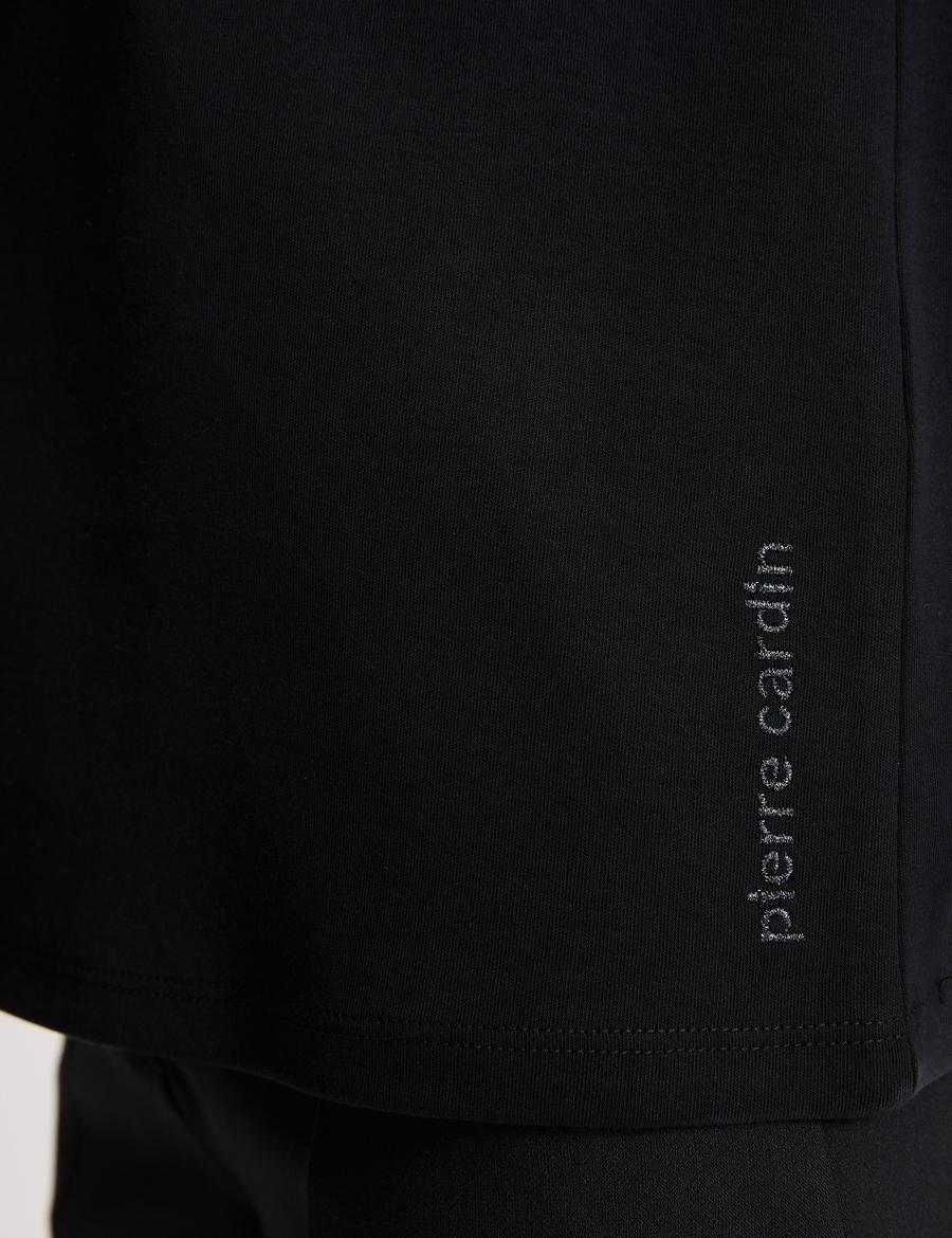 Siyah Regular Fit Bisiklet Yaka Basic Tişört