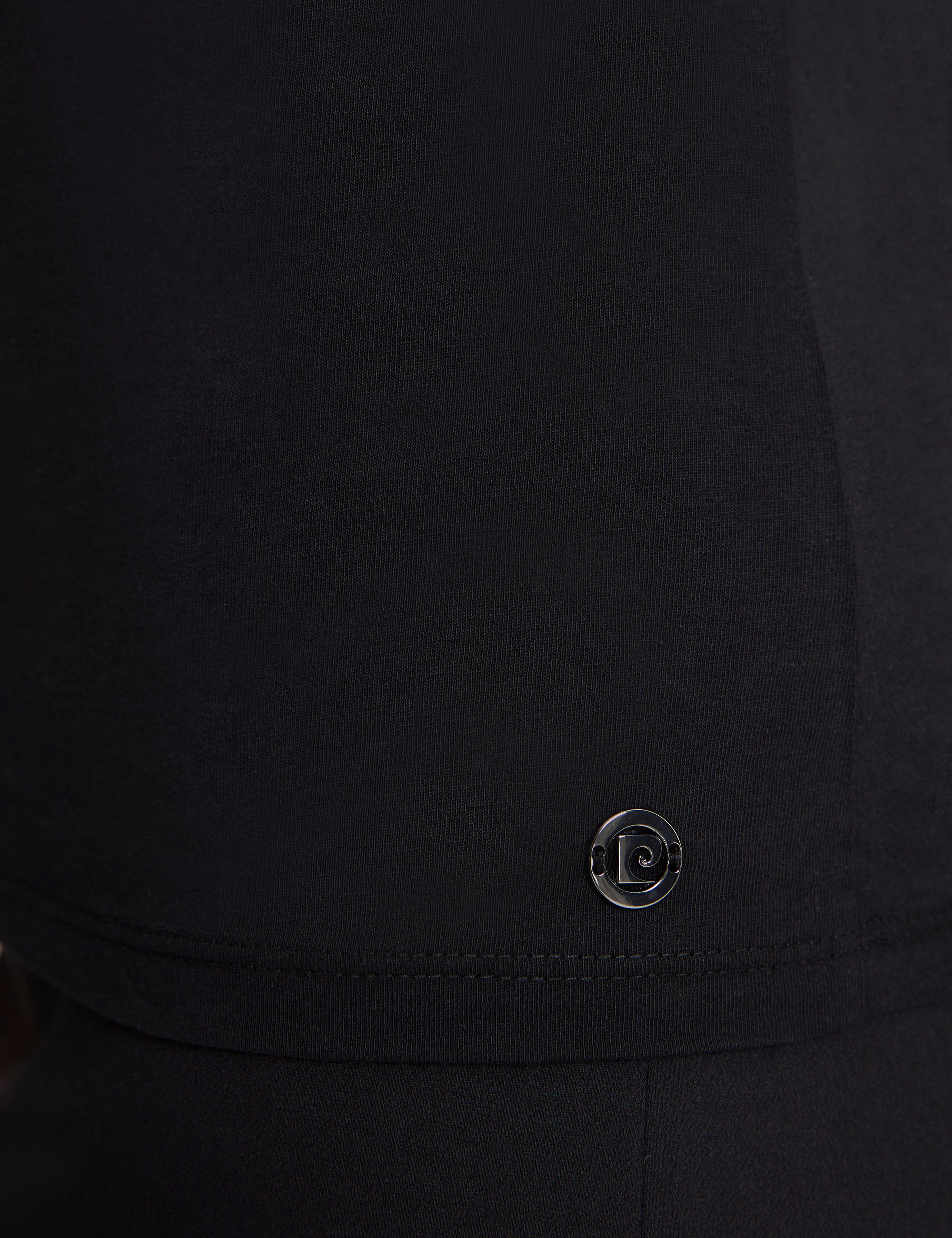 Siyah Regular Fit Basic Tişört - Image 6