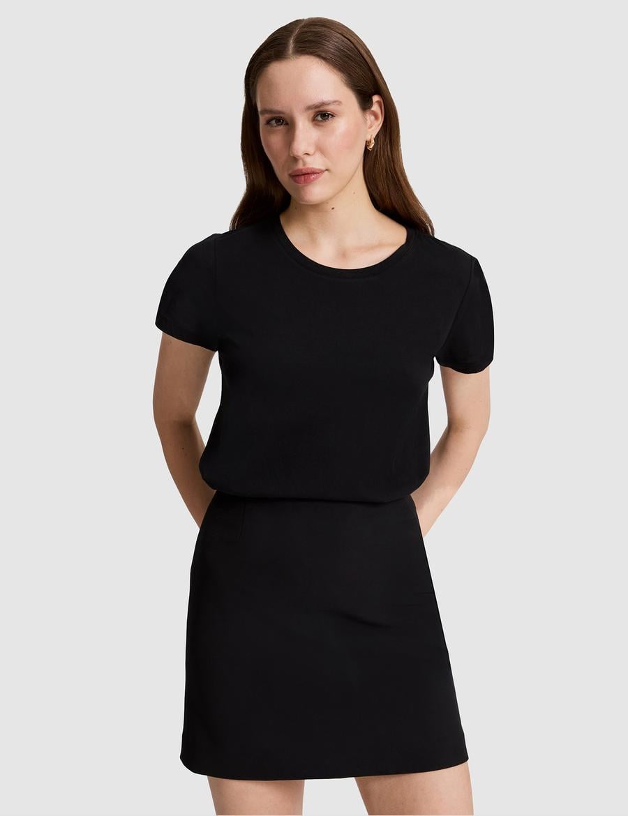 Siyah Regular Fit Basic Tişört