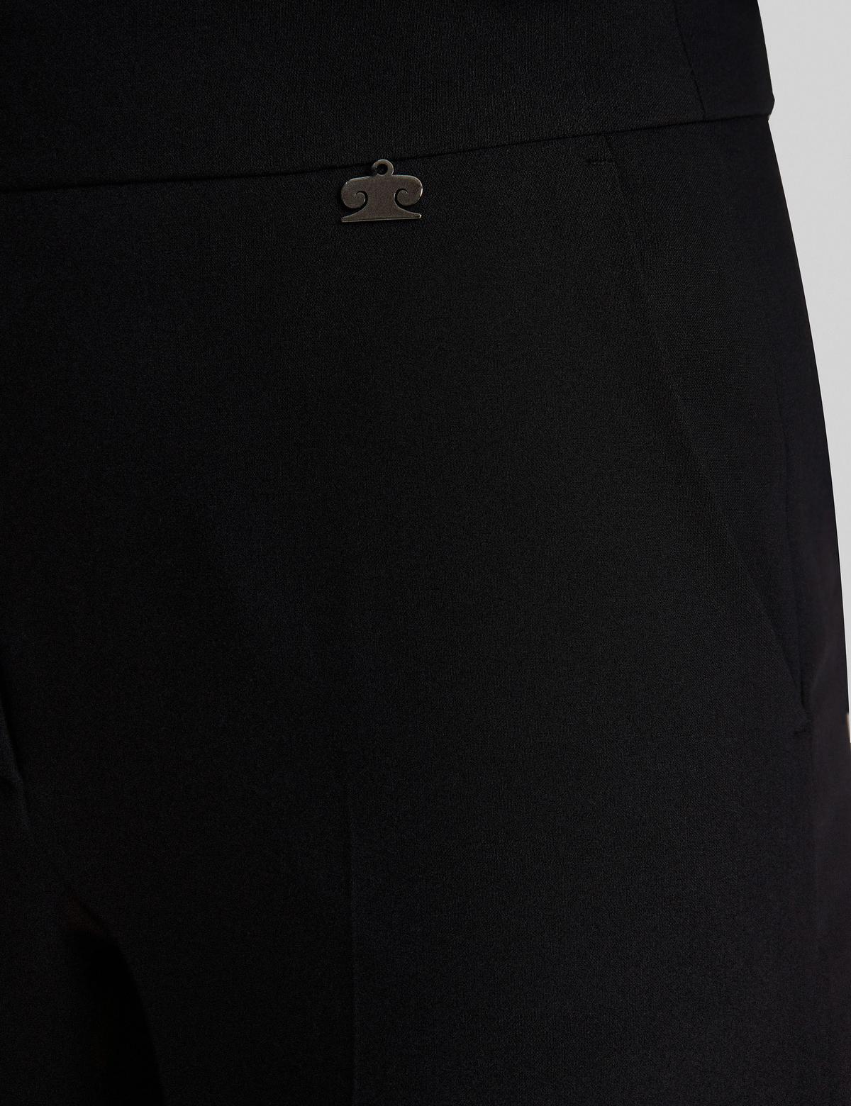 Siyah Flare Fit Kumaş Pantolon - 50323329015