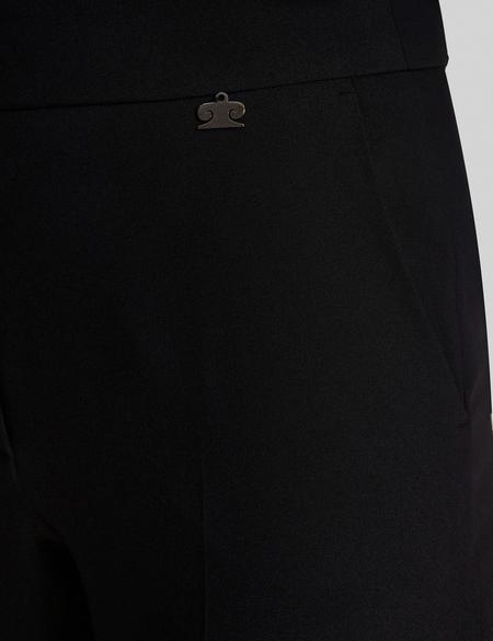 Siyah Flare Fit Kumaş Pantolon - 50323329015