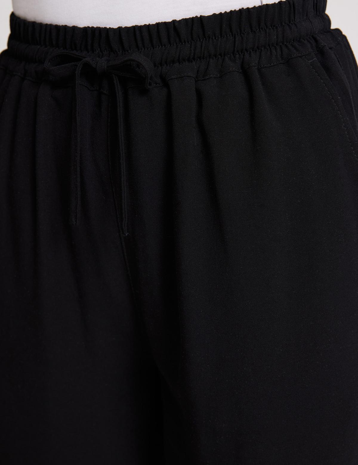 Siyah Kanvas Pantolon - 50329149026